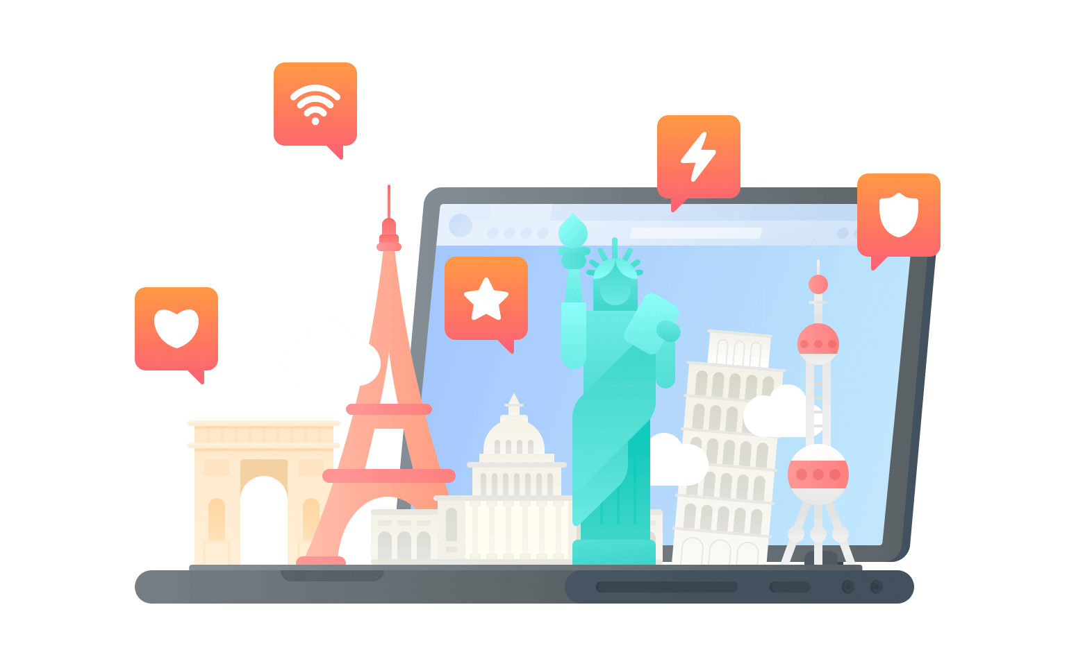 在直布罗陀连接到中国的加速器 - 大陆VPN